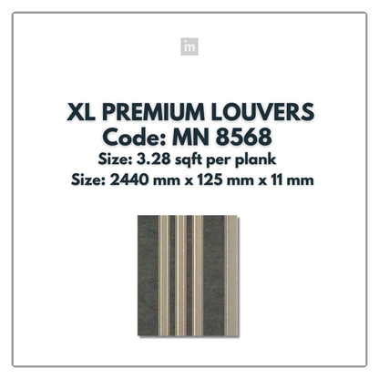 MN-8568 / PRIVE XL PREMIUM LOUVERS / MYSTIC / 8 FT x  5 INCH x 11MM