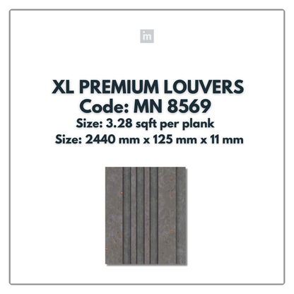 MN-8569 / PRIVE XL PREMIUM LOUVERS / MYSTIC / 8 FT x  5 INCH x 11MM