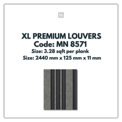 MN-8571 / PRIVE XL PREMIUM LOUVERS / MYSTIC / 8 FT x  5 INCH x 11MM