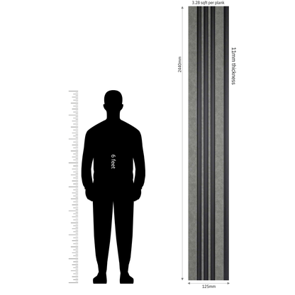 MN-8571 / PRIVE XL PREMIUM LOUVERS / MYSTIC / 8 FT x  5 INCH x 11MM