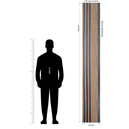 MN-9104 / PRIVE XL PREMIUM LOUVERS / MYSTIC / 9 FT x  5 INCH x 11MM