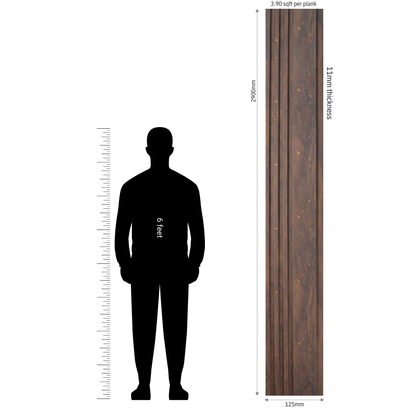 MN-9106 / PRIVE XL PREMIUM LOUVERS / MYSTIC / 9 FT x  5 INCH x 11MM