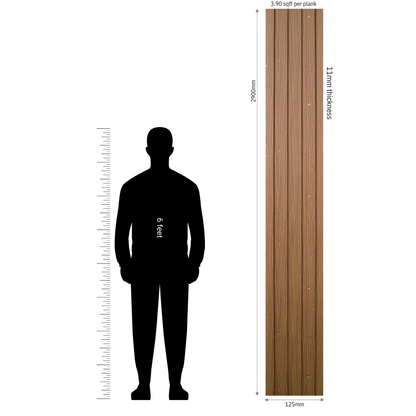 MN-9151 / PRIVE XL PREMIUM LOUVERS / MYSTIC / 9 FT x  5 INCH x 11MM