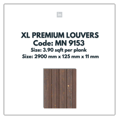 MN-9153 / PRIVE XL PREMIUM LOUVERS / MYSTIC / 9 FT x  5 INCH x 11MM