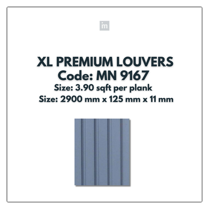 MN-9167 / PRIVE XL PREMIUM LOUVERS / MYSTIC / 9 FT x  5 INCH x 11MM