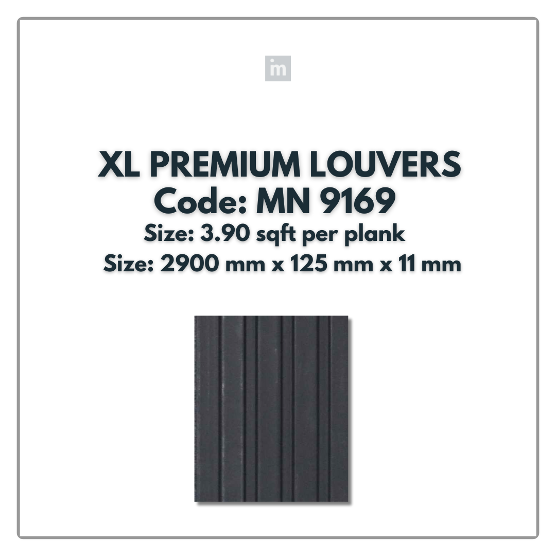 MN-9169 / PRIVE XL PREMIUM LOUVERS / MYSTIC / 9 FT x  5 INCH x 11MM