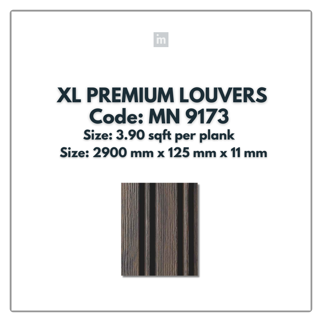 MN-9173 / PRIVE XL PREMIUM LOUVERS / MYSTIC / 9 FT x  5 INCH x 11MM