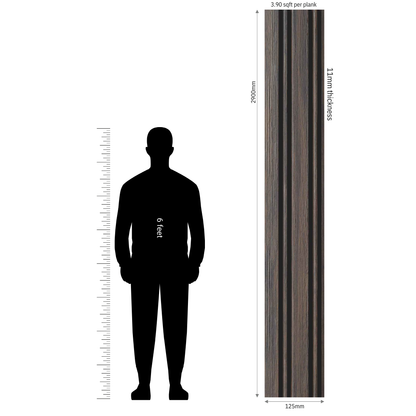 MN-9173 / PRIVE XL PREMIUM LOUVERS / MYSTIC / 9 FT x  5 INCH x 11MM