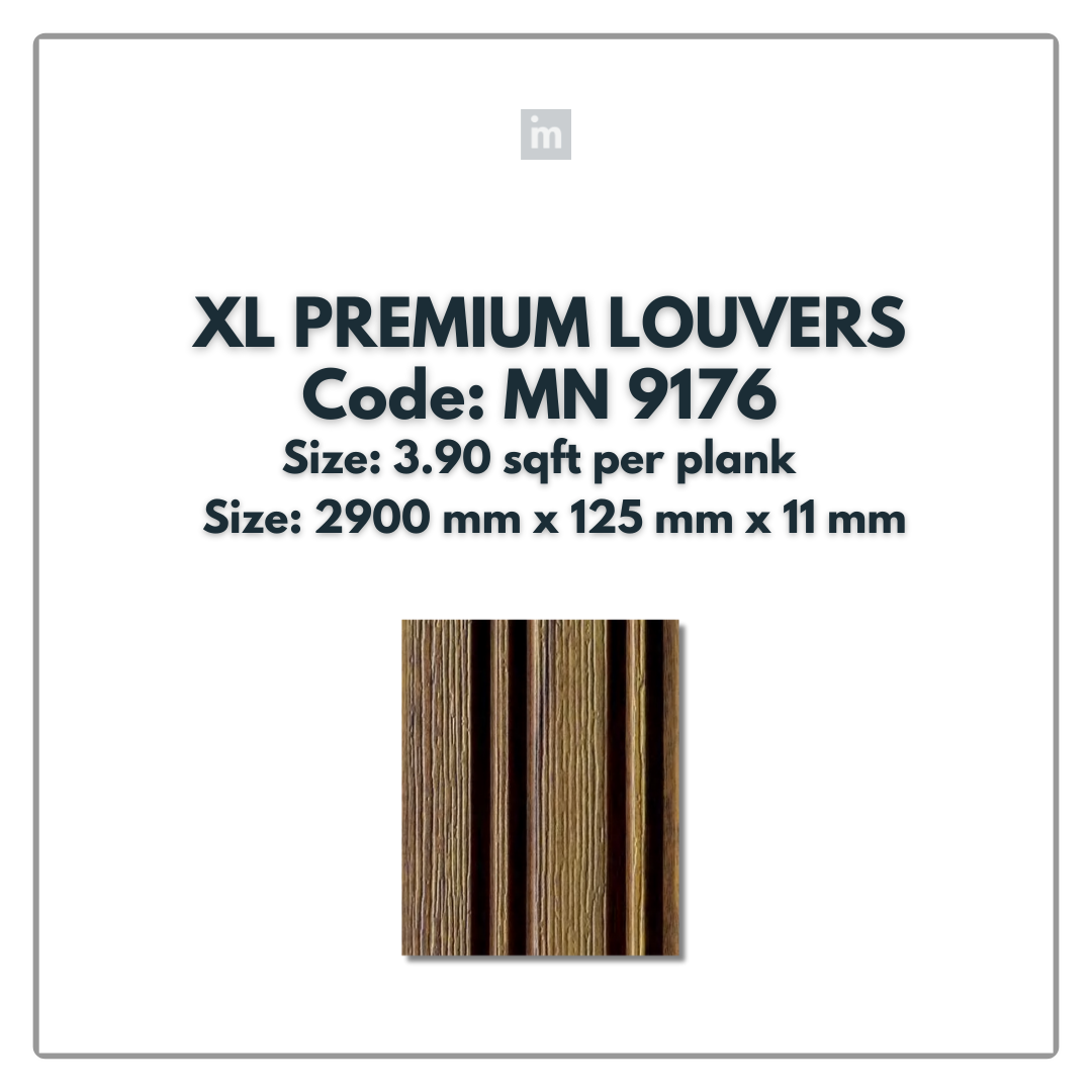 MN-9176 / PRIVE XL PREMIUM LOUVERS / MYSTIC / 9 FT x  5 INCH x 11MM