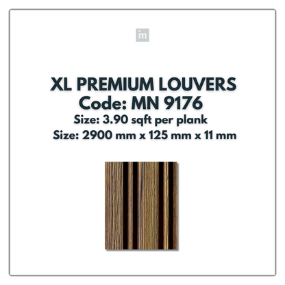 MN-9176 / PRIVE XL PREMIUM LOUVERS / MYSTIC / 9 FT x  5 INCH x 11MM