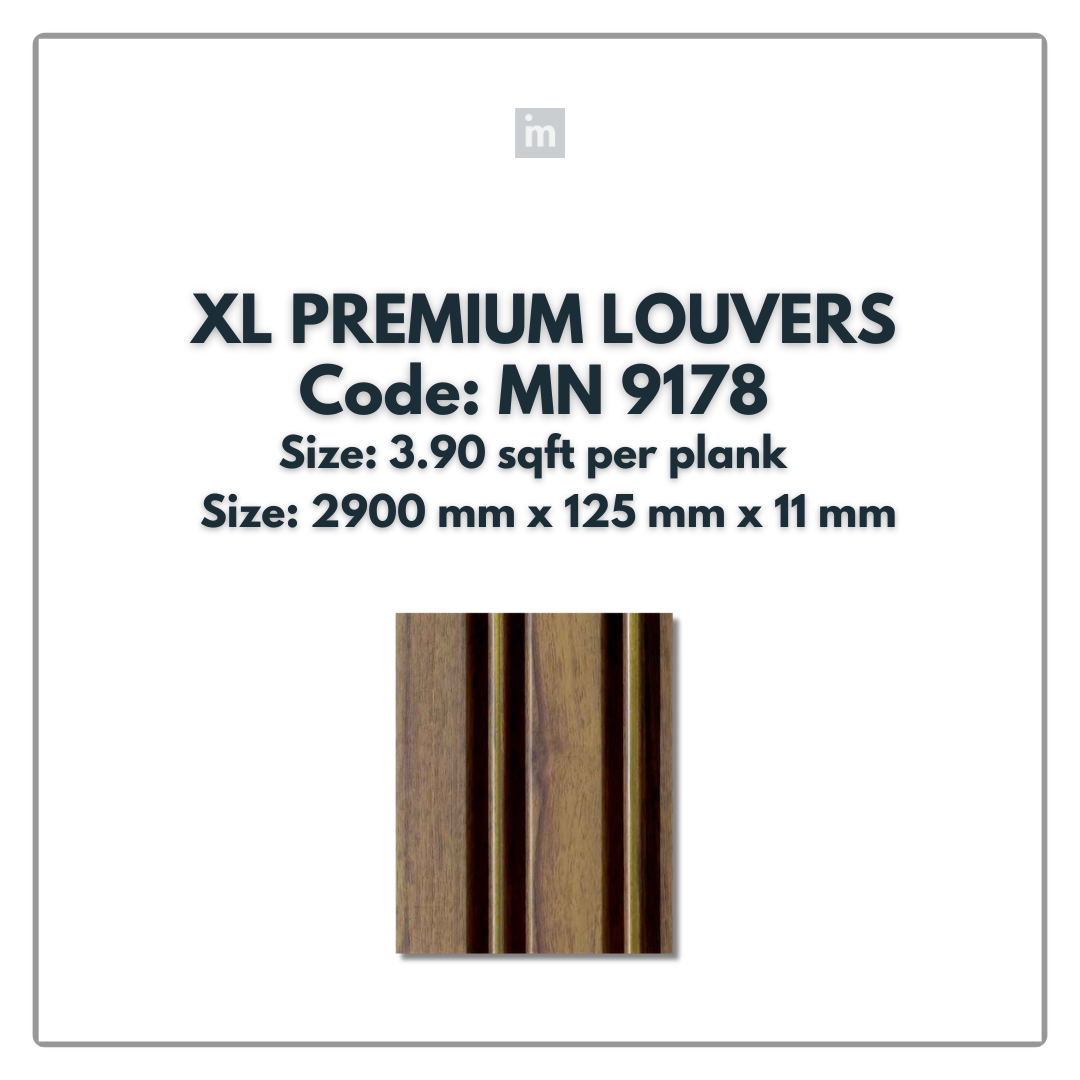 MN-9178 / PRIVE XL PREMIUM LOUVERS / MYSTIC / 9 FT x  5 INCH x 11MM
