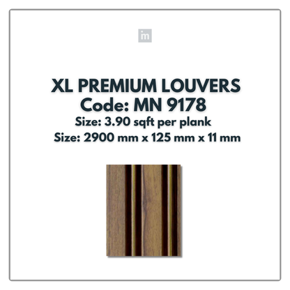 MN-9178 / PRIVE XL PREMIUM LOUVERS / MYSTIC / 9 FT x  5 INCH x 11MM