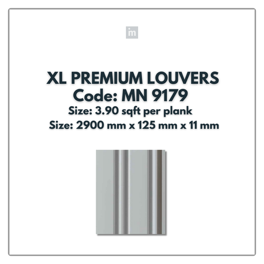 MN-9179 / PRIVE XL PREMIUM LOUVERS / MYSTIC / 9 FT x  5 INCH x 11MM