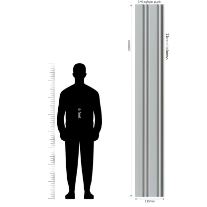 MN-9179 / PRIVE XL PREMIUM LOUVERS / MYSTIC / 9 FT x  5 INCH x 11MM
