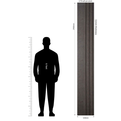 MN-9512 / PRIVE XL PREMIUM LOUVERS / MYSTIC / 9 FT x  6 INCH x 11MM