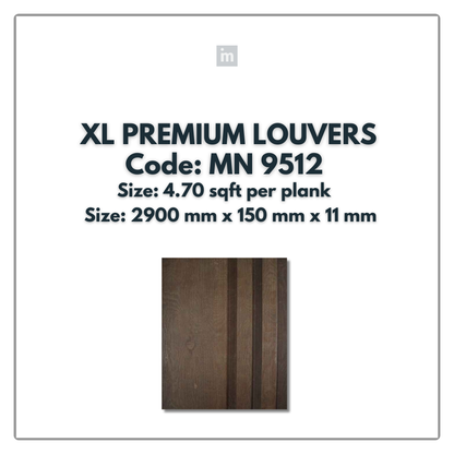 MN-9512 / PRIVE XL PREMIUM LOUVERS / MYSTIC / 9 FT x  6 INCH x 11MM