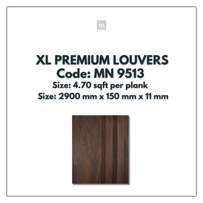 MN-9513 / PRIVE XL PREMIUM LOUVERS / MYSTIC / 9 FT x  6 INCH x 11MM