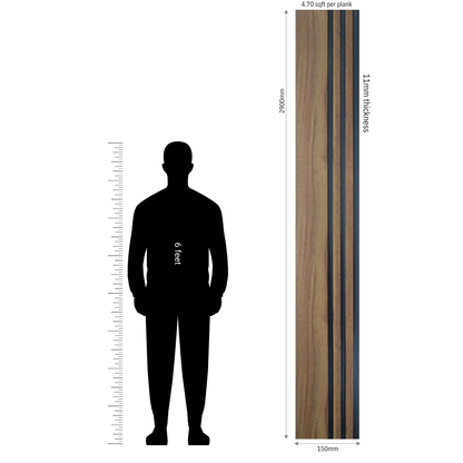 MN-9514 / PRIVE XL PREMIUM LOUVERS / MYSTIC / 9 FT x  6 INCH x 11MM