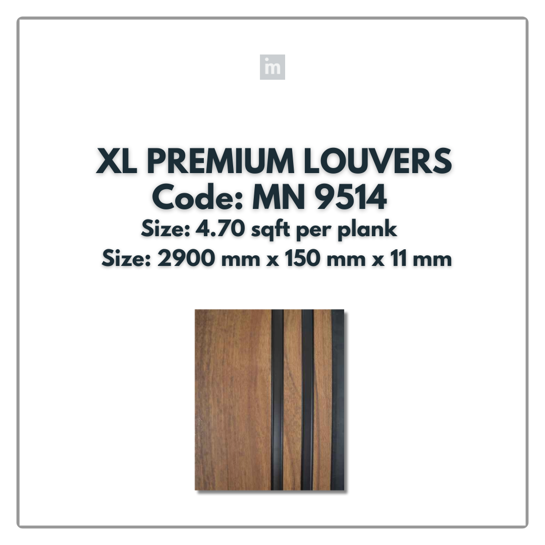 MN-9514 / PRIVE XL PREMIUM LOUVERS / MYSTIC / 9 FT x  6 INCH x 11MM