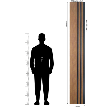 MN-9515 / PRIVE XL PREMIUM LOUVERS / MYSTIC / 9 FT x  6 INCH x 11MM