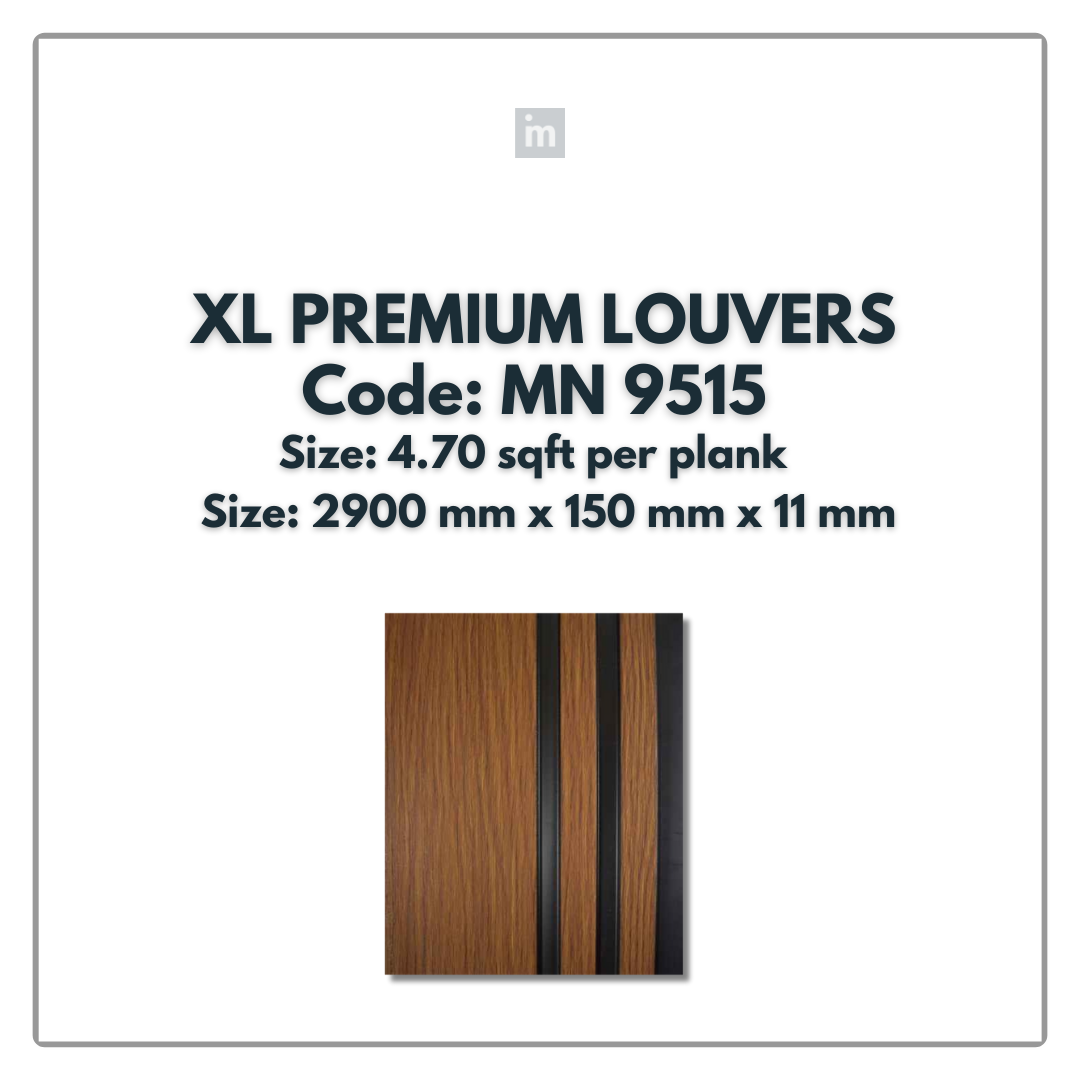 MN-9515 / PRIVE XL PREMIUM LOUVERS / MYSTIC / 9 FT x  6 INCH x 11MM