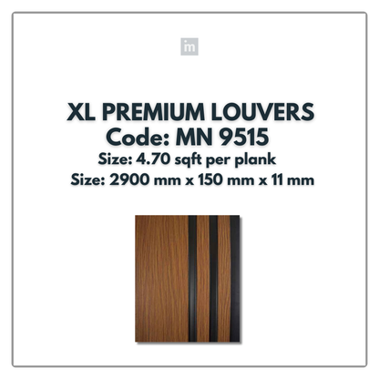 MN-9515 / PRIVE XL PREMIUM LOUVERS / MYSTIC / 9 FT x  6 INCH x 11MM