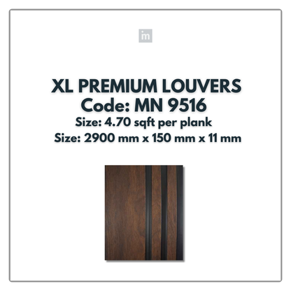 MN-9516 / PRIVE XL PREMIUM LOUVERS / MYSTIC / 9 FT x  6 INCH x 11MM