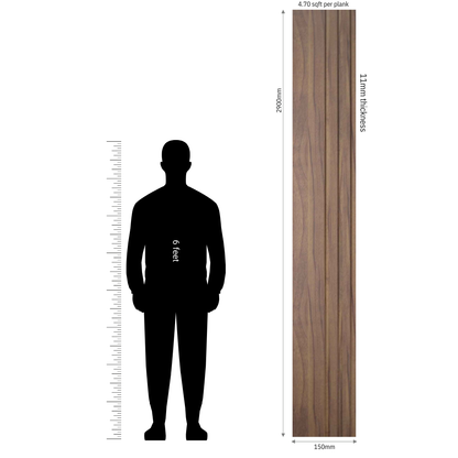 MN-9517 / PRIVE XL PREMIUM LOUVERS / MYSTIC / 9 FT x  6 INCH x 11MM