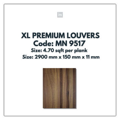 MN-9517 / PRIVE XL PREMIUM LOUVERS / MYSTIC / 9 FT x  6 INCH x 11MM