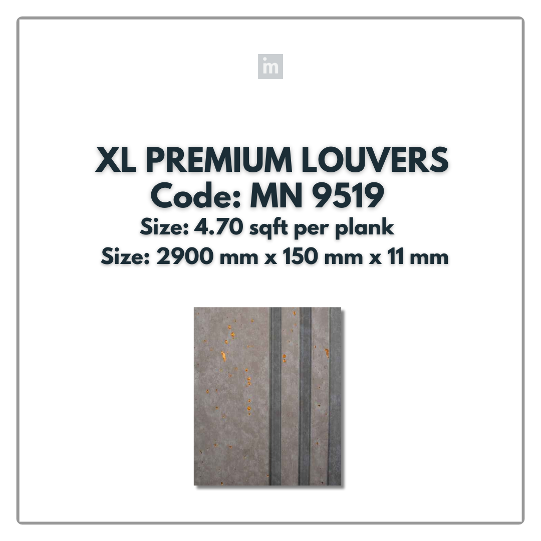 MN-9519 / PRIVE XL PREMIUM LOUVERS / MYSTIC / 9 FT x  6 INCH x 11MM
