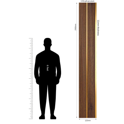 MN-9521 / PRIVE XL PREMIUM LOUVERS / MYSTIC / 9 FT x  5 INCH x 11MM