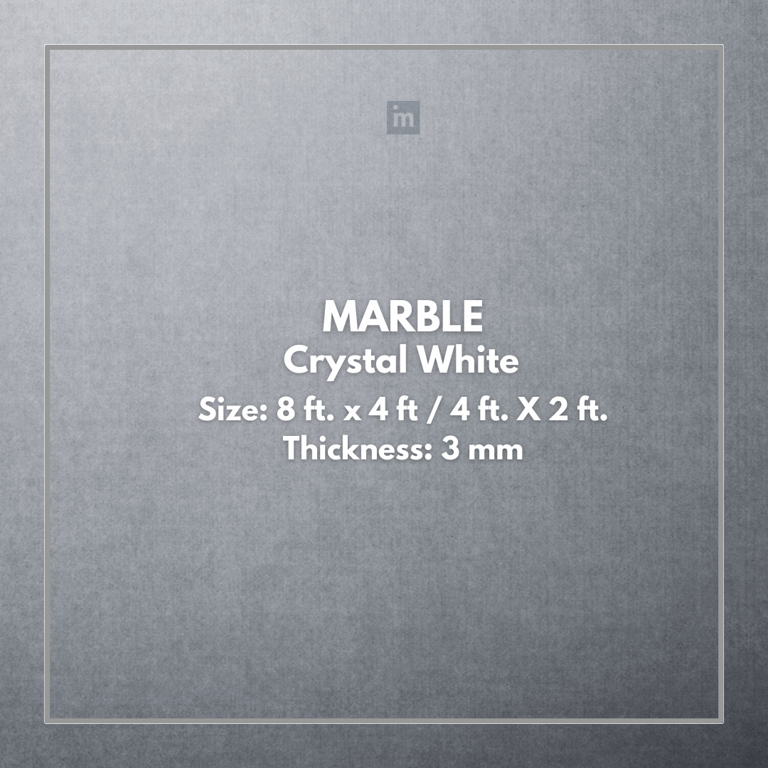 MARBLE  CRYSTAL  WHITE - STONE VENEER
