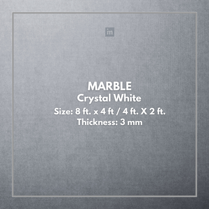 MARBLE  CRYSTAL  WHITE - STONE VENEER