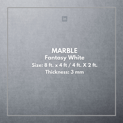 MARBLE FANTASY WHITE  - STONE VENEER