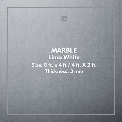 MARBLE  LIMA WHITE - STONE VENEER