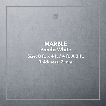 MARBLE PANDA WHITE - STONE VENEER