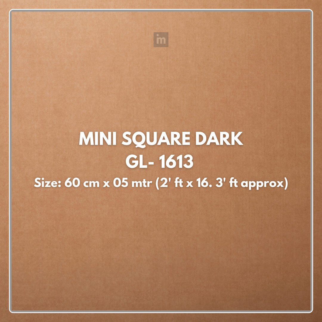 GL-1613 MINI SQUARE DARK - RATTEN CANE - 2FT WIDTH X 16.3FT LENGTH