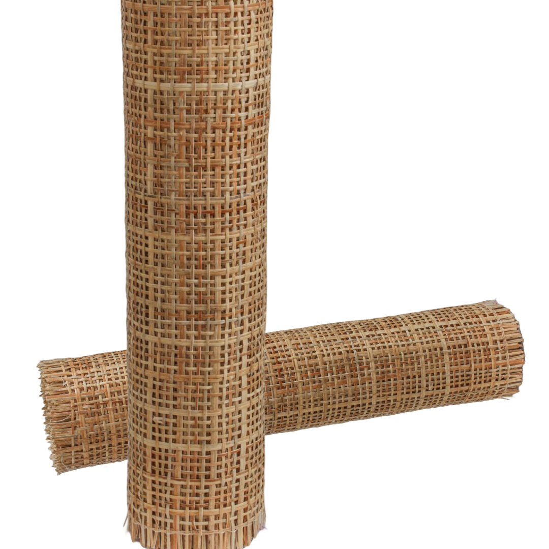 GL-1612 MINI SQUARE NATURAL - RATTEN CANE - 2FT WIDTH X 16.3FT LENGTH