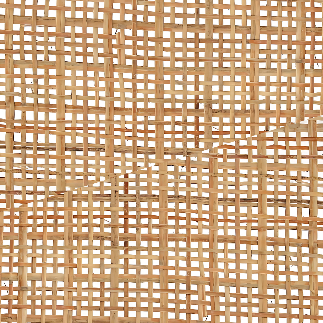 GL-1612 MINI SQUARE NATURAL - RATTEN CANE - 2FT WIDTH X 16.3FT LENGTH