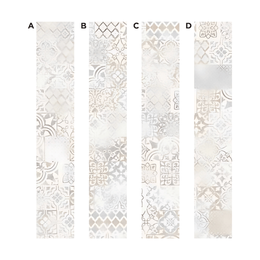 AC: HF001026 - MONARCH ONTARIO GRAY - STONE - MOROCCAN COLLECTION - 8.86INCH X 36INCH X 4MM - CLICK N LOCK TILES - WELSPUN FLOORING