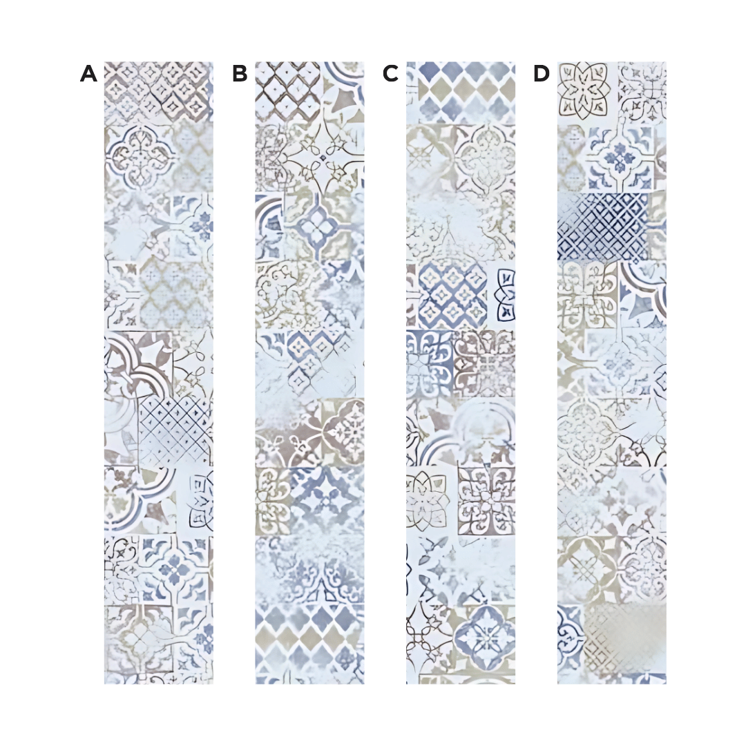 AC: HF001024 - MOROCCAN CRIMSON - STONE - MOROCCAN COLLECTION - 8.86INCH X 36INCH X 4MM - CLICK N LOCK TILES - WELSPUN FLOORING