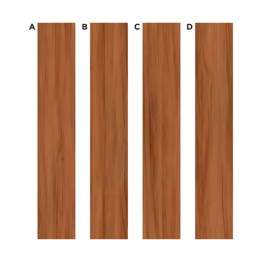 AC: HF000822 - NATURAL TEAK - WOOD - BLISS COLLECTION - 8.86INCH X 48.03INCH X 4MM - CLICK N LOCK TILES - WELSPUN FLOORING