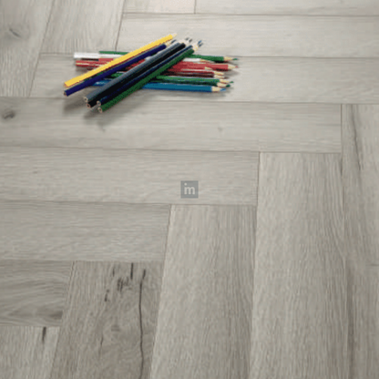 35 - NORDIC OAK - AC5  12MM - HERRINGBONE COLLECTION - REAL WOOD - MATT SURFACE - LAMINATE FLOORING