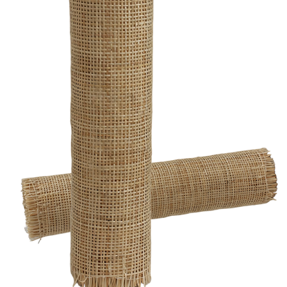 GL-1621 NORAML SQUARE WHITE - RATTEN CANE - 2FT WIDTH X 16.3FT LENGTH