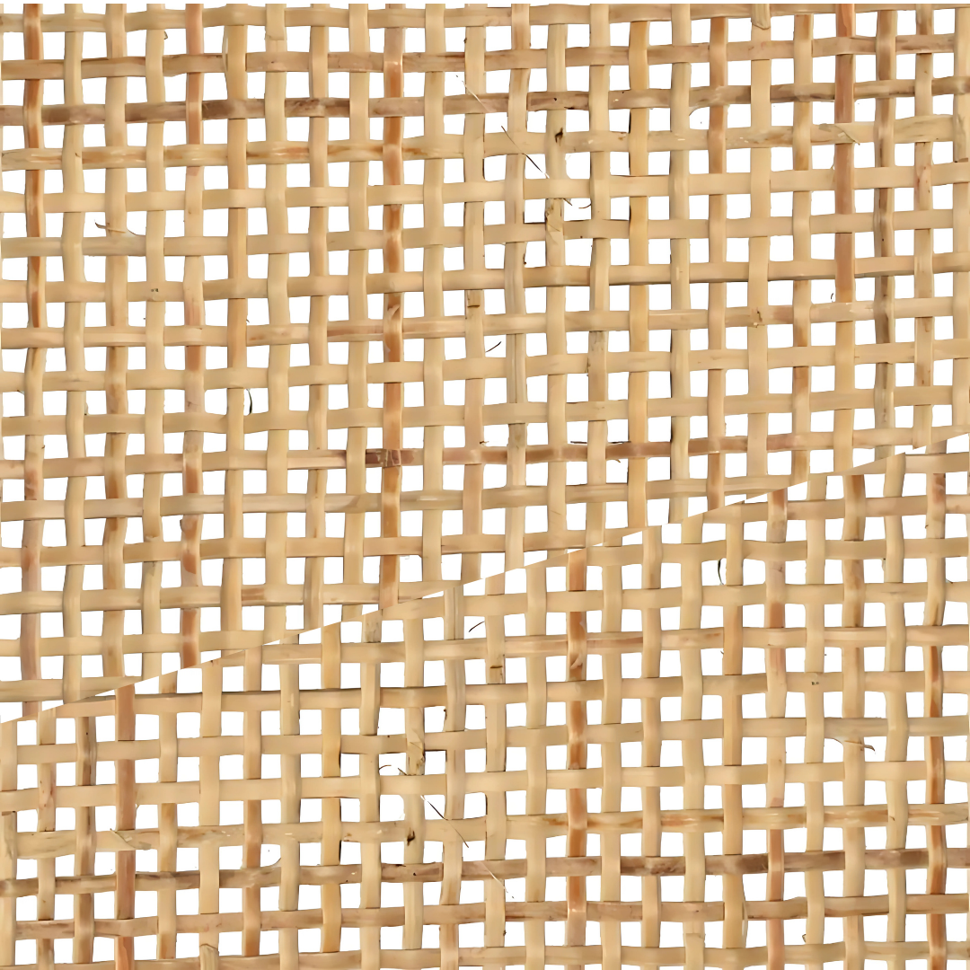 GL-1621 NORAML SQUARE WHITE - RATTEN CANE - 2FT WIDTH X 16.3FT LENGTH