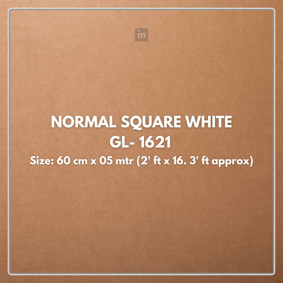 GL-1621 NORAML SQUARE WHITE - RATTEN CANE - 2FT WIDTH X 16.3FT LENGTH