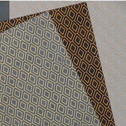 OA 22 - 8FT X 600MM X 4MM - CHARCO CHARM - DECORATIVE CHARCOAL PANELS