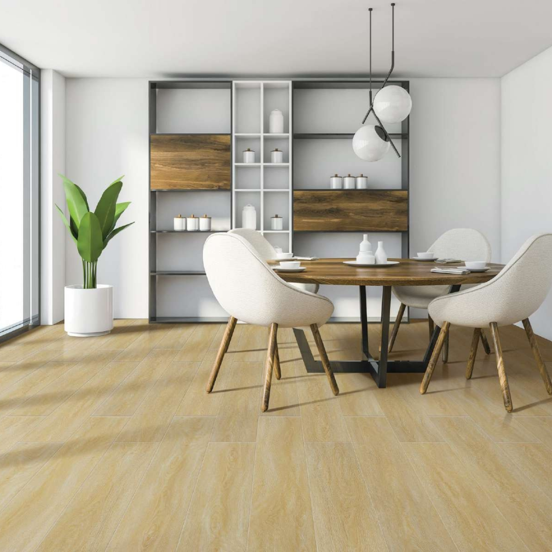 653 - OATMEAL OAK - AC5 1217MM X 197MM X 12MM - RADIANT - LAMINATE WOODEN FLOORING