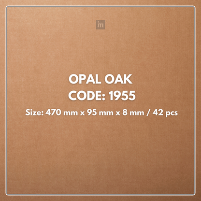 1955 - OPAL OAK - AC5 470MM X 95MM X 8MM - MARVEL - SPILL DEFENCE TECHNOLOGY - HERRINGBONE - LAMINATE FLOORING