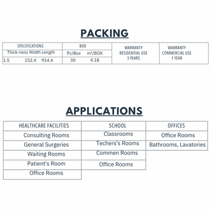 SEATTLE OAK - 152.4MM X 914.4MM X 1.5MM  - WOOD VINYL  PLANKS - THE DIVINE COLLECTION - FLOORING